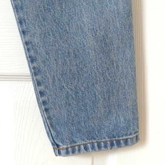 Gap 90's Vintage Classic Medium Wash High Rise Slim Fit Straight Leg Jeans 9/10 - Picture 14 of 14